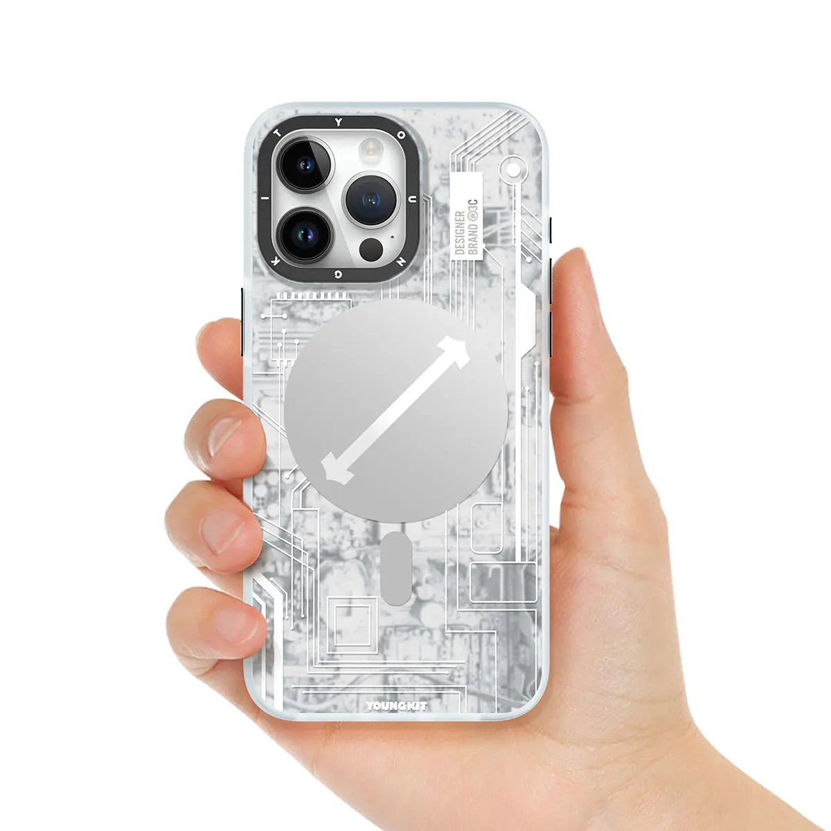 iPhone 15 Pro MagSafe Uyumlu Kılıf - YoungKit Technology Serisi