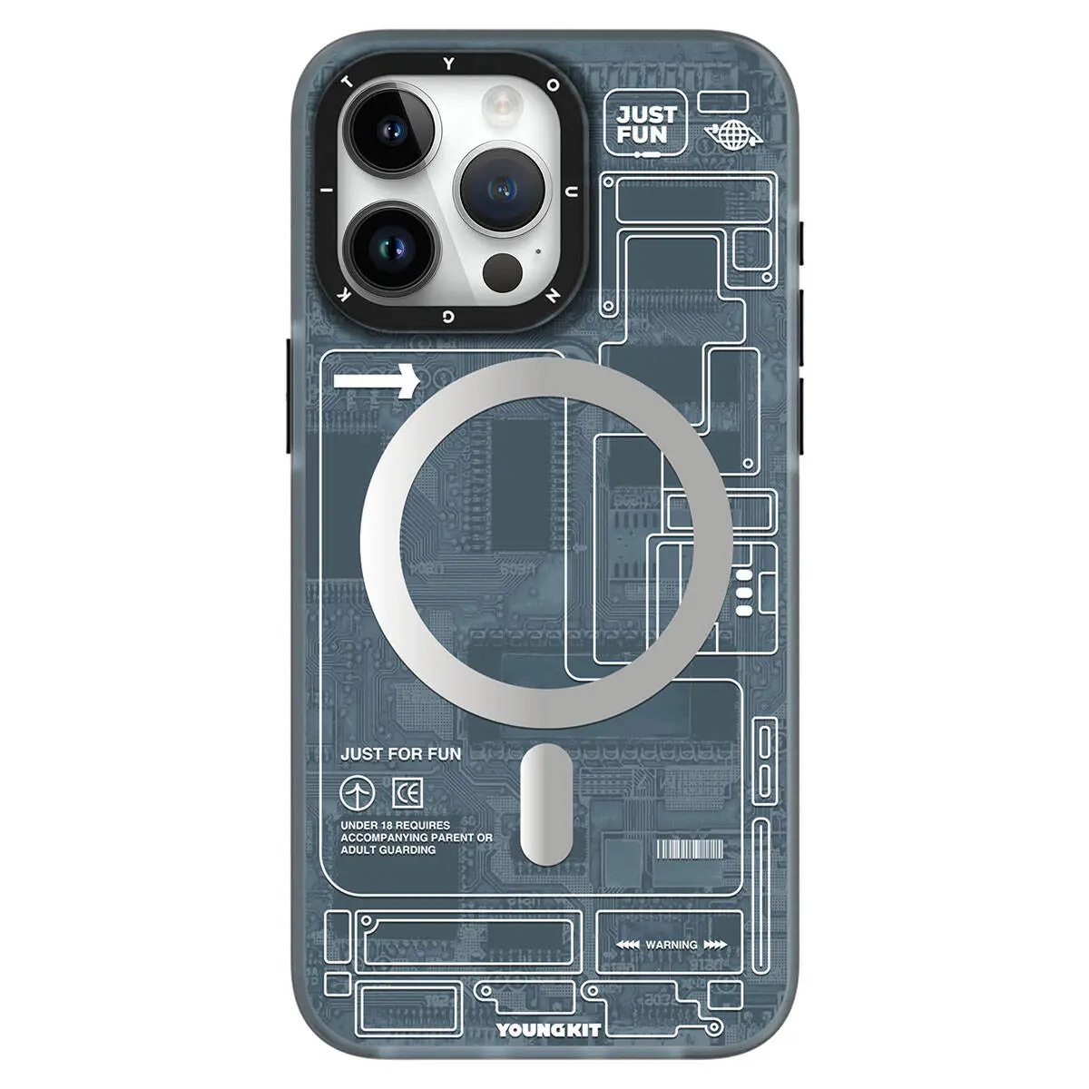 iPhone 15 Pro MagSafe Uyumlu Kılıf - YoungKit Technology Serisi