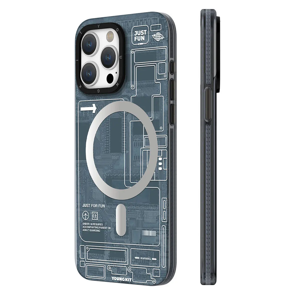 iPhone 15 Pro MagSafe Uyumlu Kılıf - YoungKit Technology Serisi