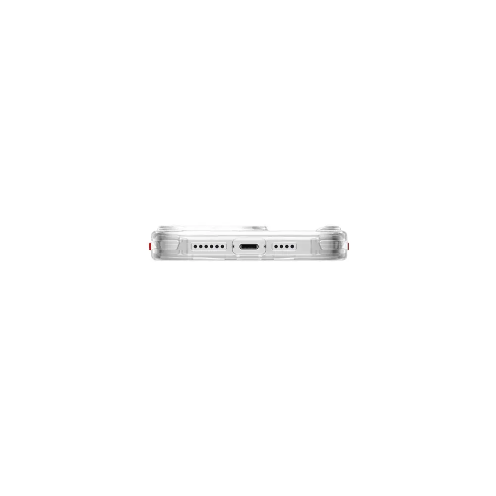 iPhone 15 Pro MagSafe Uyumlu Yazı Desenli Şeffaf Kılıf - Skinarma Orion