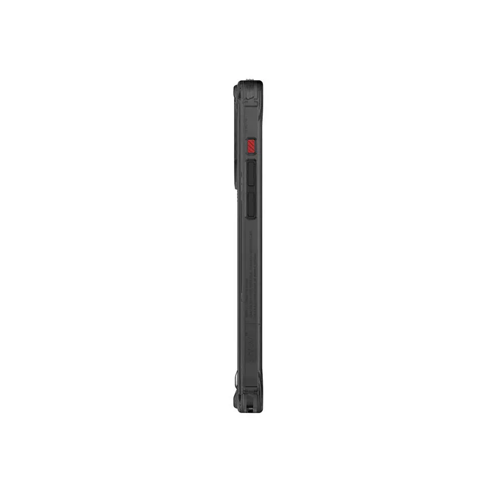 iPhone 15 Pro MagSafe Uyumlu Yazı Desenli Şeffaf Kılıf - Skinarma Orion