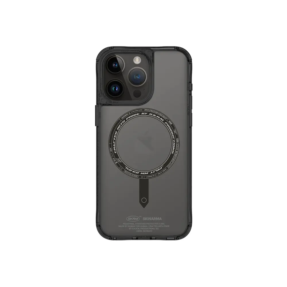 iPhone 15 Pro MagSafe Uyumlu Şeffaf Kılıf - Skinarma Saido