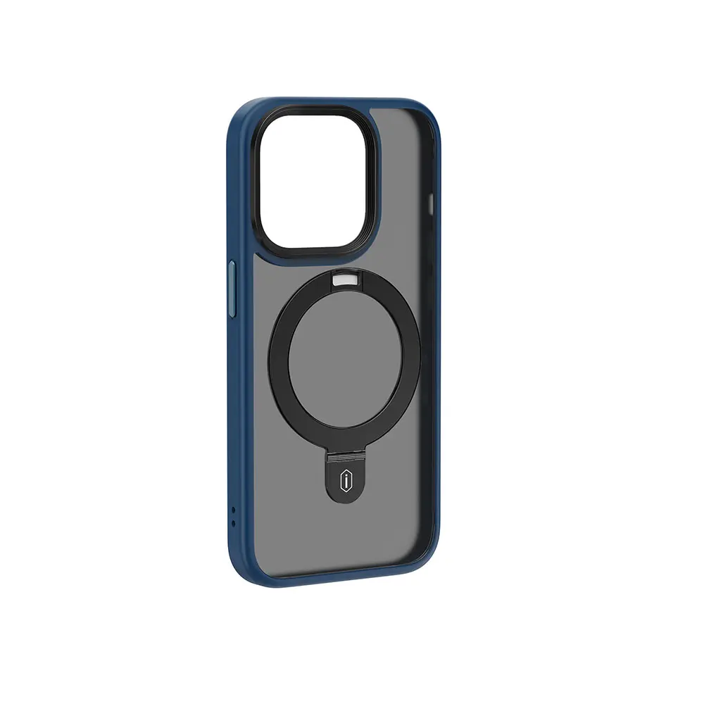 iPhone 15 Pro MagSafe Uyumlu Mat Standlı Kılıf - Wiwu ZMM-010