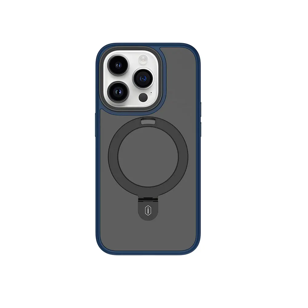 iPhone 15 Pro MagSafe Uyumlu Mat Standlı Kılıf - Wiwu ZMM-010
