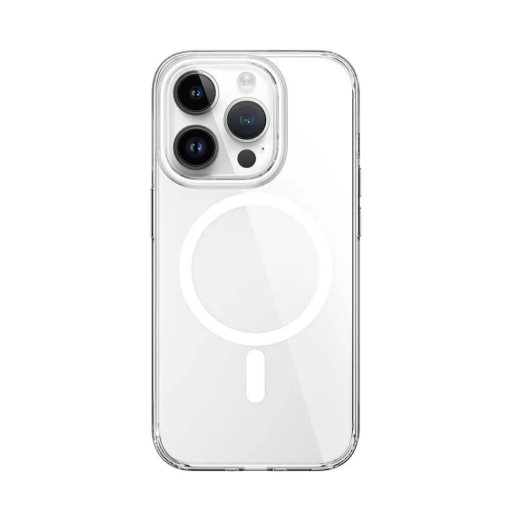 iPhone 15 Pro MagSafe Uyumlu Şeffaf Kılıf - Wiwu ZYS-013