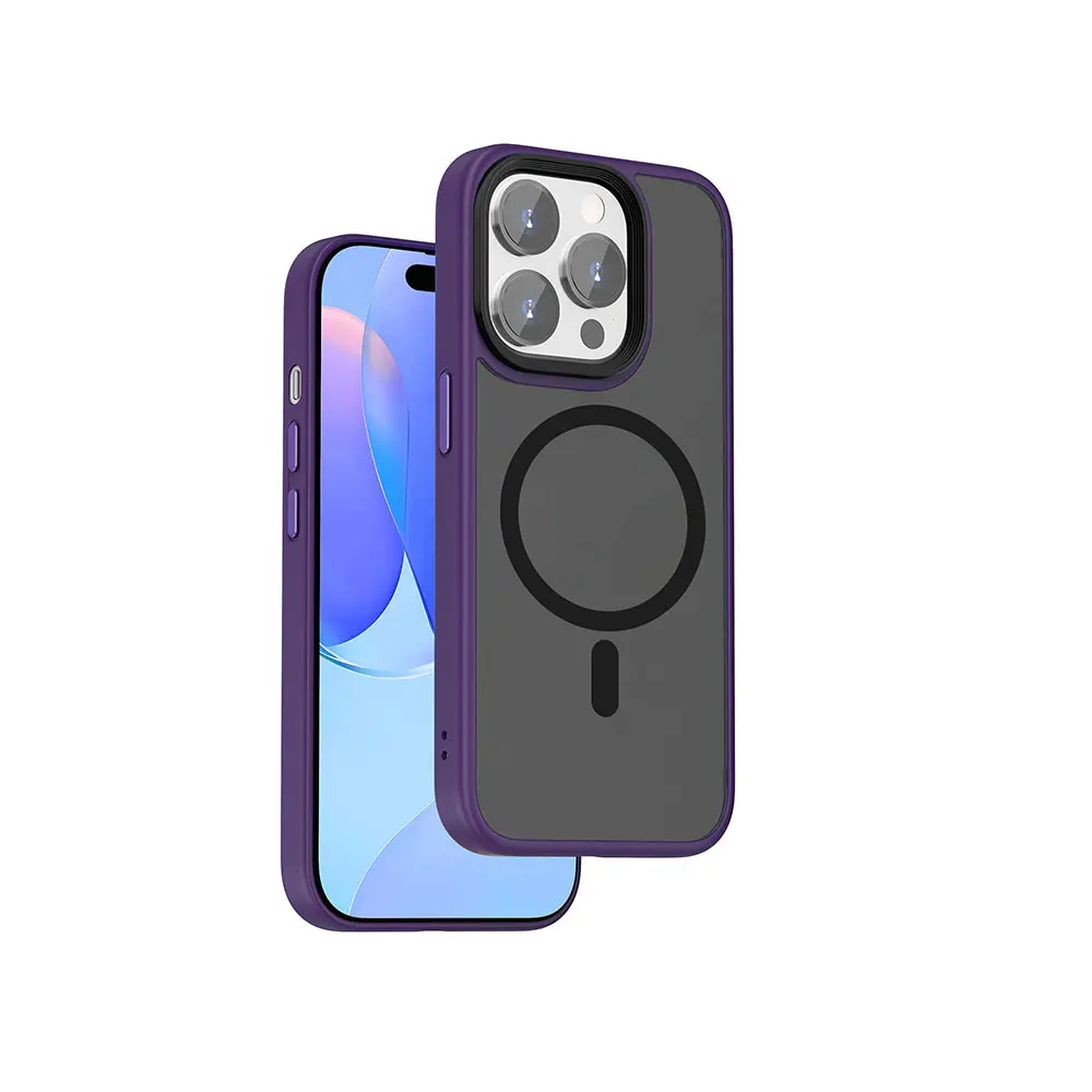 iPhone 15 Pro MagSafe Uyumlu Kamera Korumalı Kılıf - Wiwu FGG-011