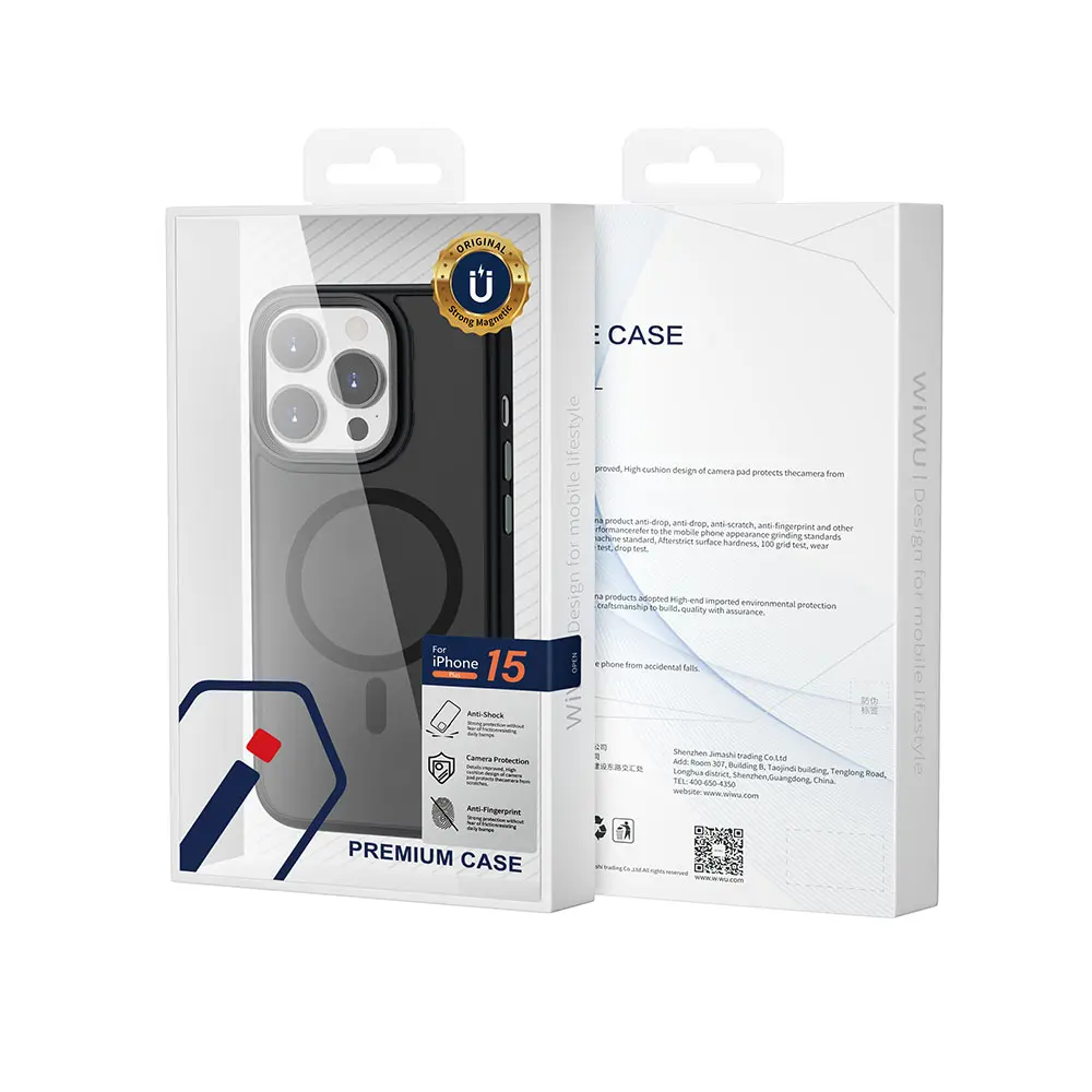 iPhone 15 Pro MagSafe Uyumlu Kamera Korumalı Kılıf - Wiwu FGG-011