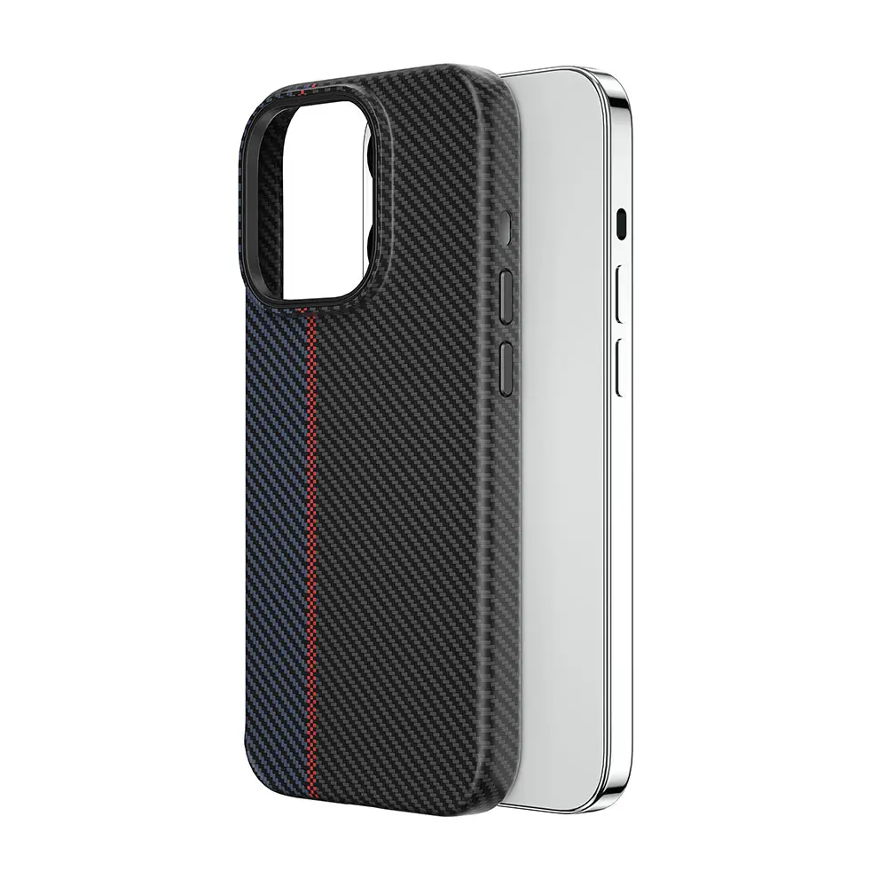 iPhone 15 Pro MagSafe Uyumlu Karbon Fiber Kılıf - Wiwu LCC-107