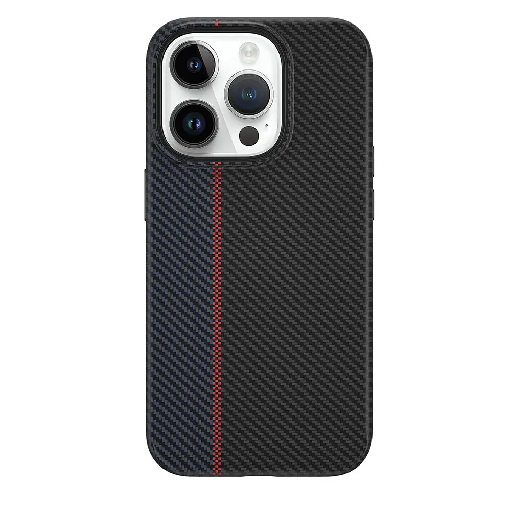iPhone 15 Pro MagSafe Uyumlu Karbon Fiber Kılıf - Wiwu LCC-107