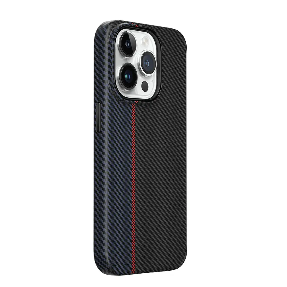iPhone 15 Pro MagSafe Uyumlu Karbon Fiber Kılıf - Wiwu LCC-107