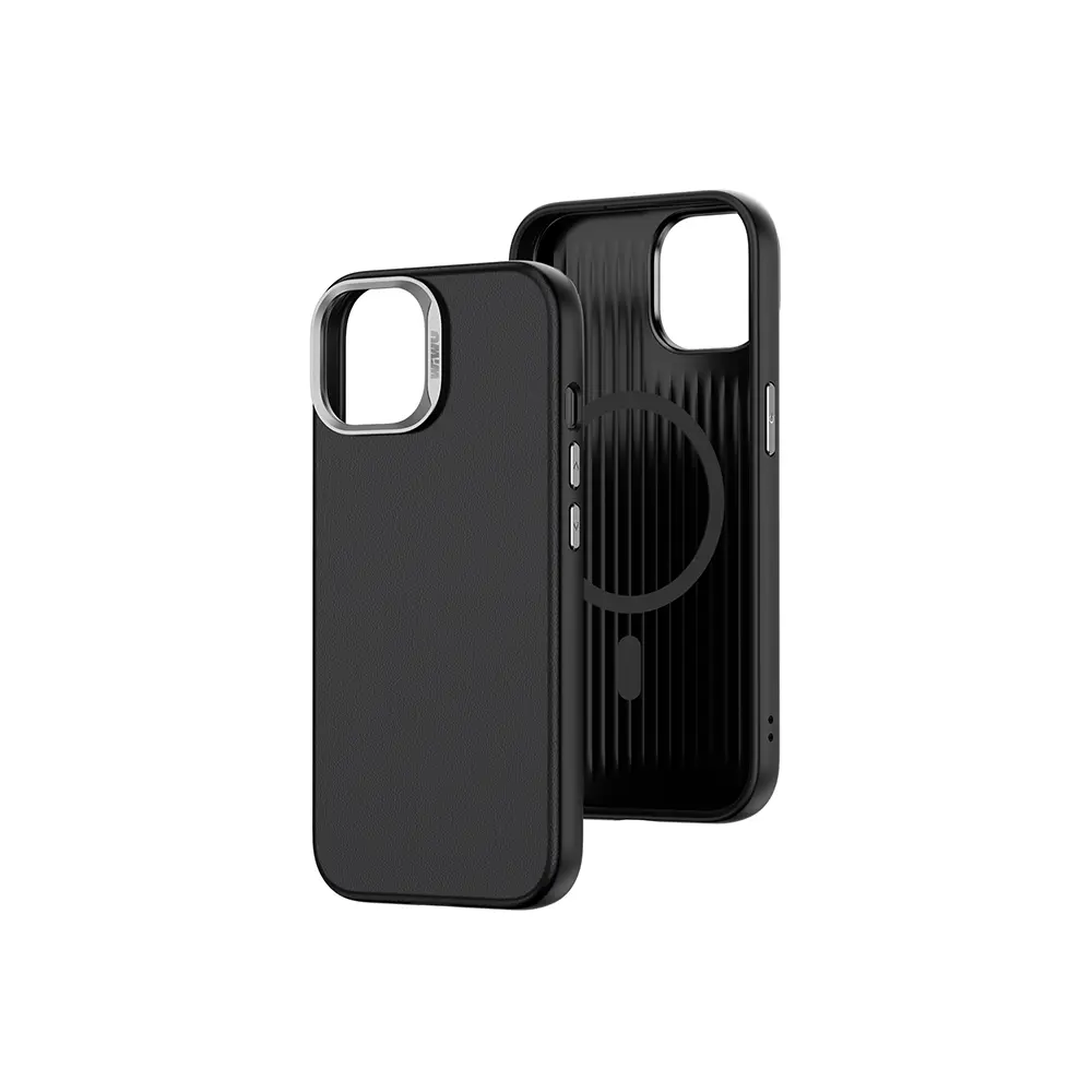 iPhone 15 Pro MagSafe Uyumlu Vegan Deri Kılıf - Wiwu SP-019