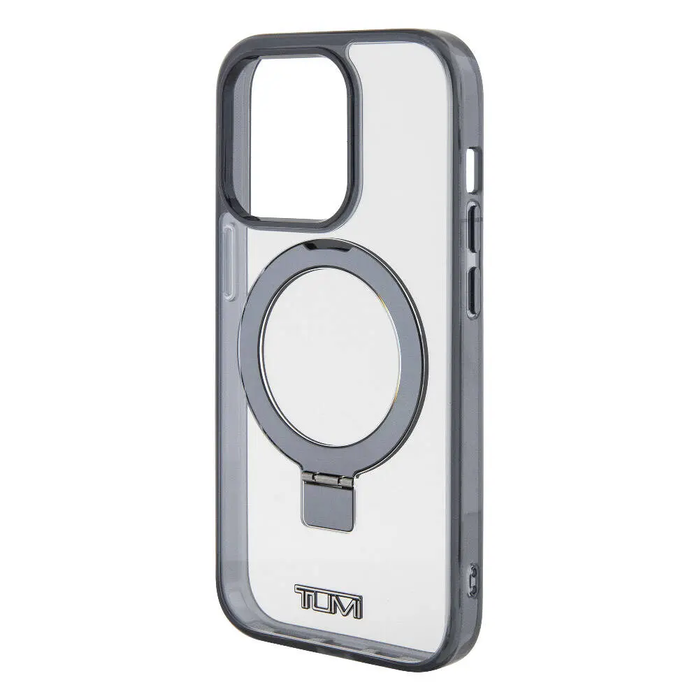 iPhone 15 Pro MagSafe Uyumlu Ring Standlı Silikon Kılıf - TUMI