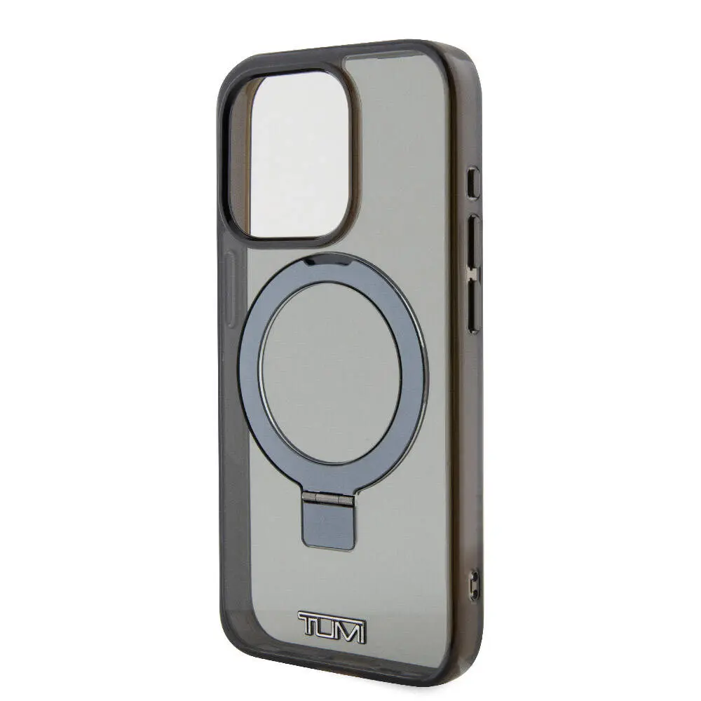 iPhone 15 Pro MagSafe Uyumlu Ring Standlı Kılıf - TUMI Lisanslı