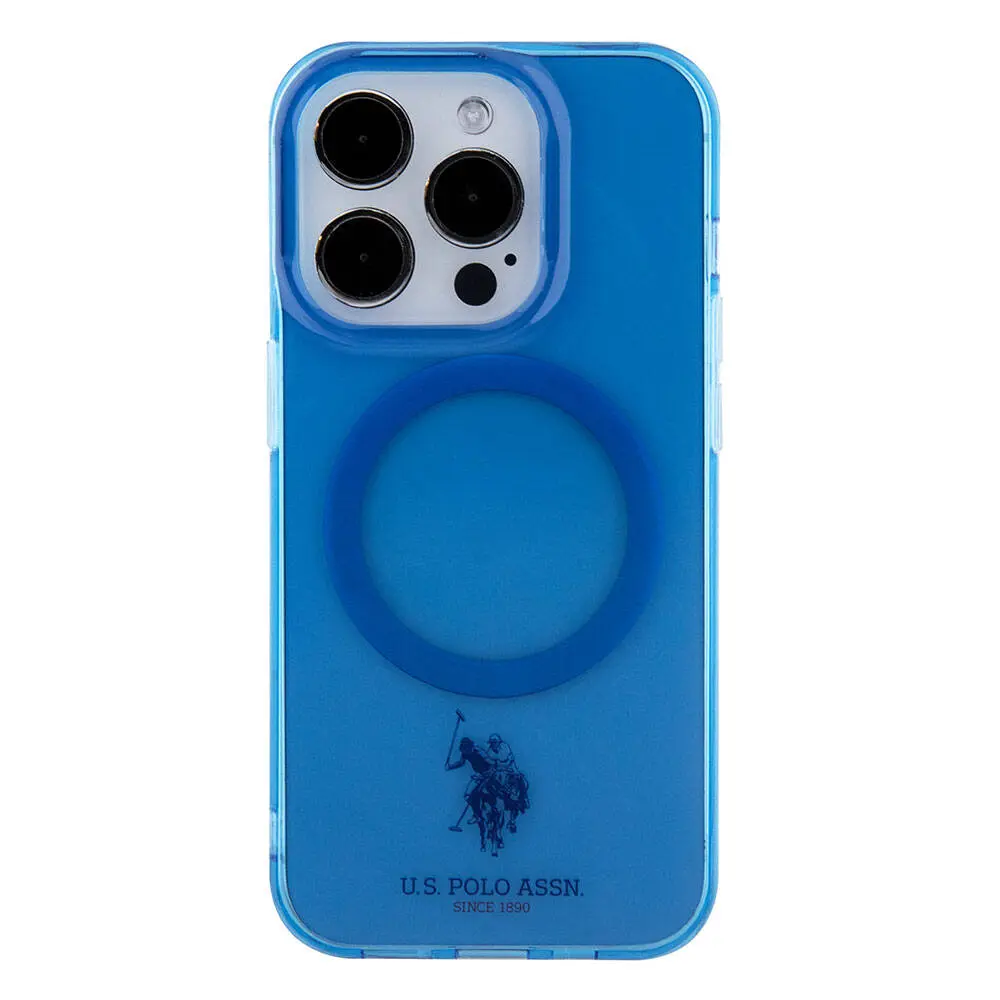 iPhone 15 Pro MagSafe Uyumlu Şeffaf Kılıf - U.S. Polo Assn. Lisanslı