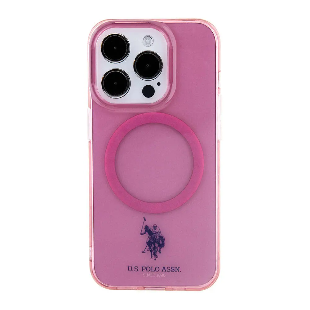 iPhone 15 Pro MagSafe Uyumlu Şeffaf Kılıf - U.S. Polo Assn. Lisanslı