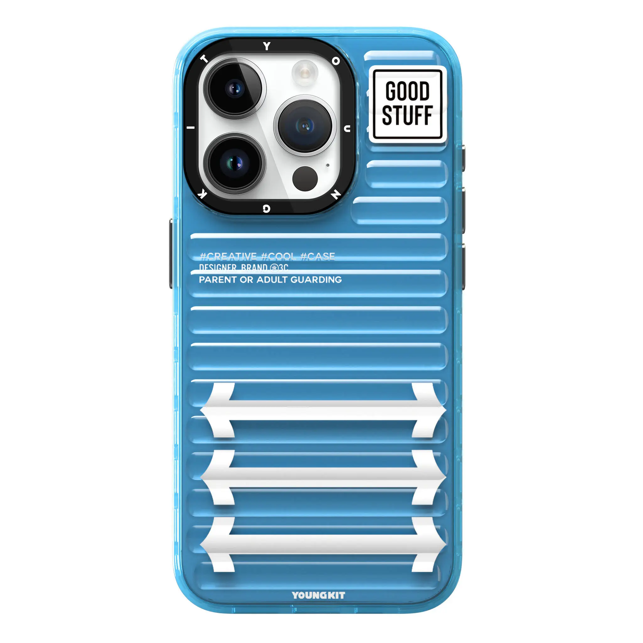 iPhone 15 Pro Kılıf YoungKit Luggage FireFly Serisi