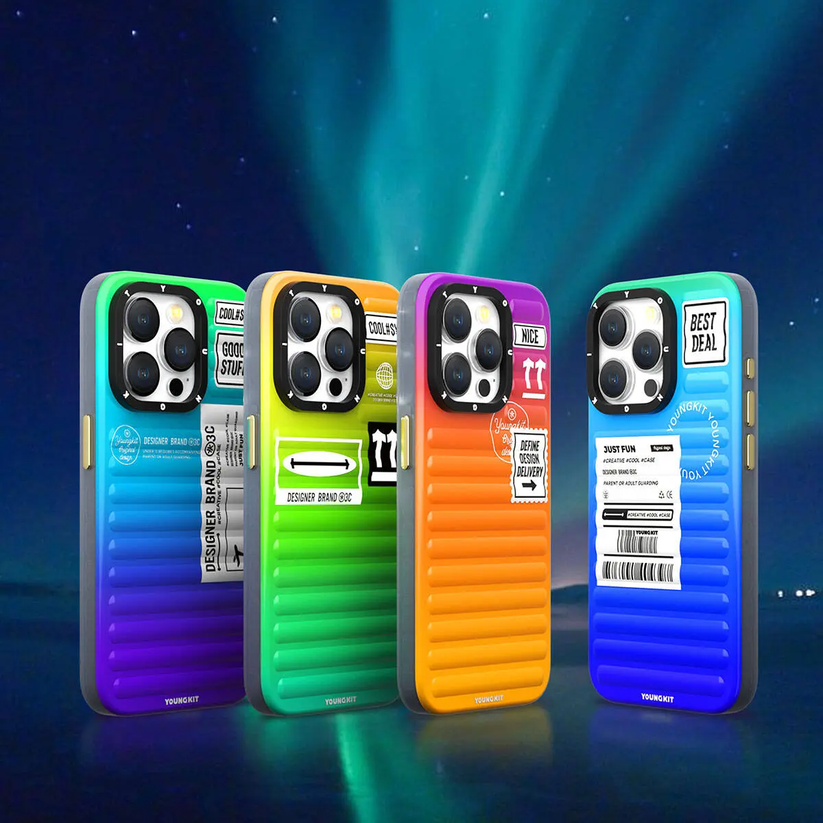 iPhone 15 Pro Renk Geçişli Kılıf - YoungKit The Secret Color
