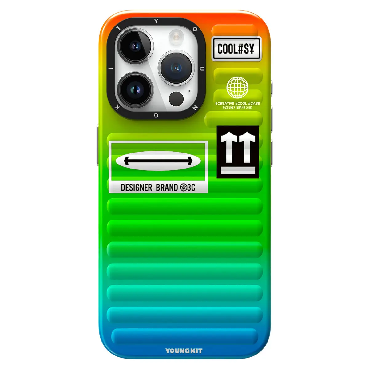 iPhone 15 Pro Renk Geçişli Kılıf - YoungKit The Secret Color