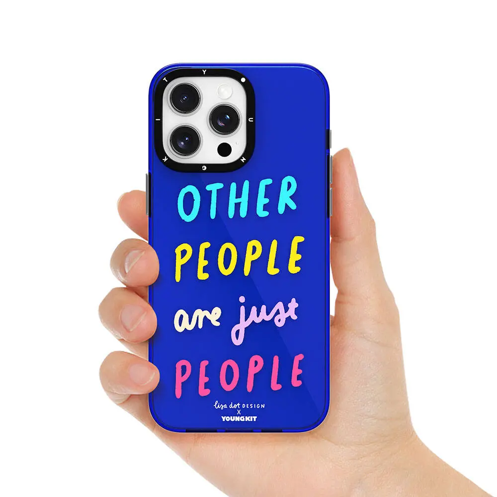 iPhone 15 Pro Yazı Desenli Kılıf - Youngkit Mindfulness Serisi