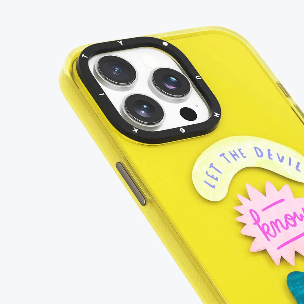 iPhone 15 Pro Yazı Desenli Kılıf - Youngkit Mindfulness Serisi