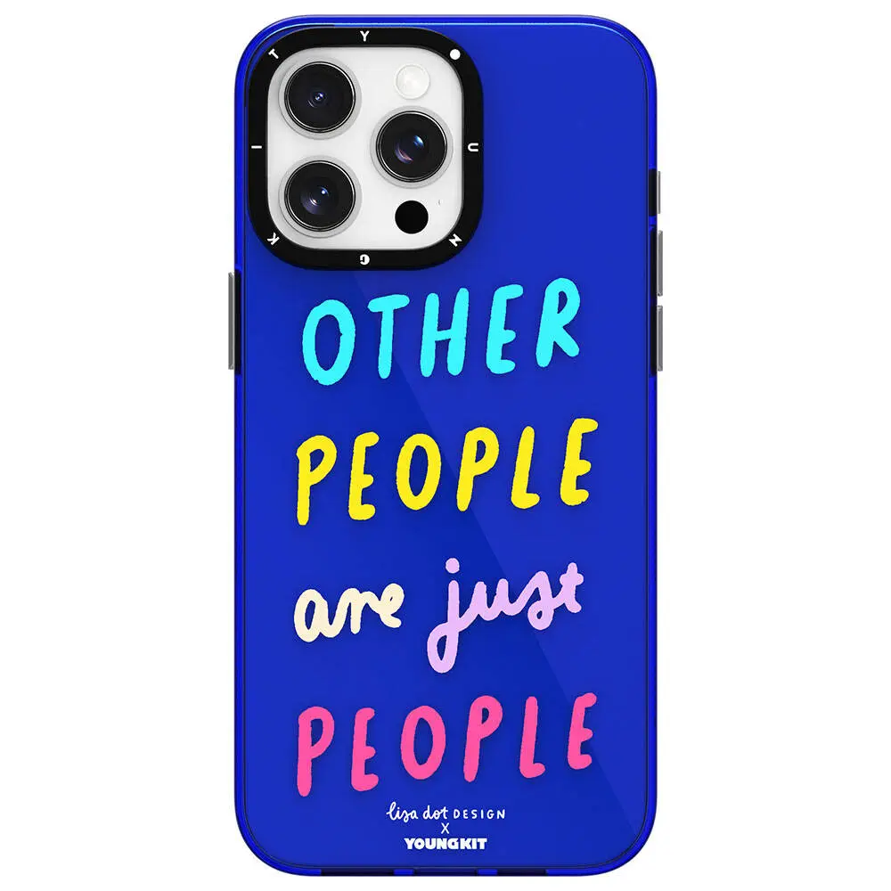 iPhone 15 Pro Yazı Desenli Kılıf - Youngkit Mindfulness Serisi