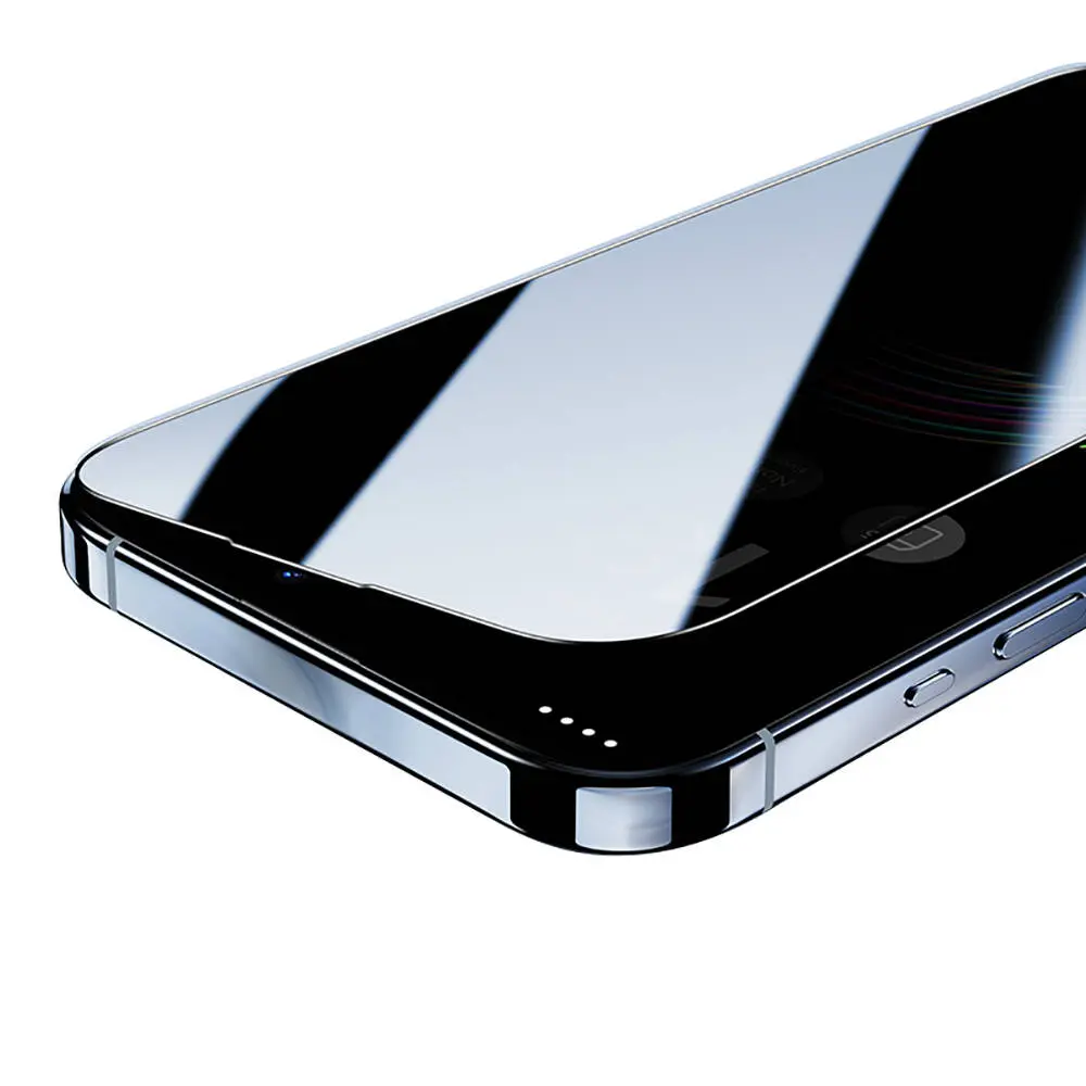 iPhone 15 Pro Gizlilik Ekran Koruyucu 10'lu Paket - Benks Privacy Air Shield