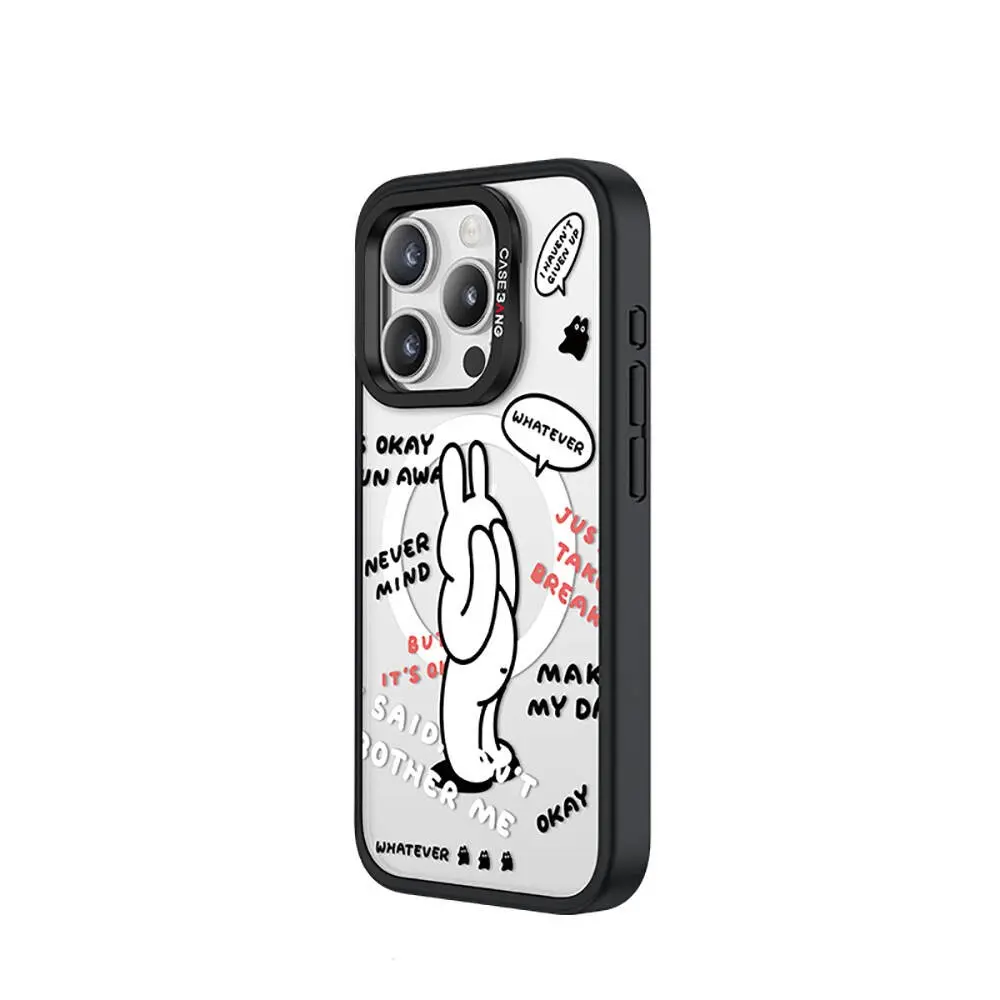iPhone 15 Pro MagSafe Uyumlu Mıknatıslı Arka Panel - Casebang Chill Out