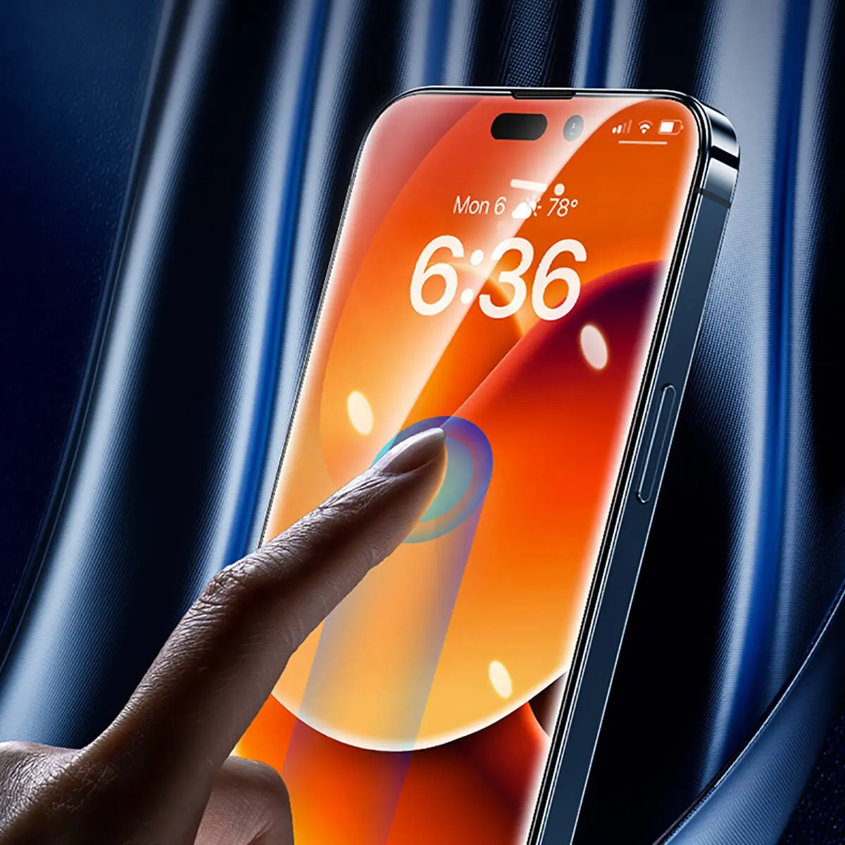 iPhone 15 Pro Max Tam Kaplamalı Kavisli Kenar Ekran Koruyucu - Benks Air Shield 10 Adet
