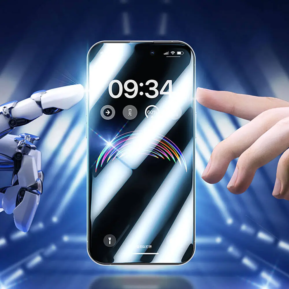 iPhone 15 Pro Max Gaming Ekran Koruyucu, Toz Önleyici Cam - Benks