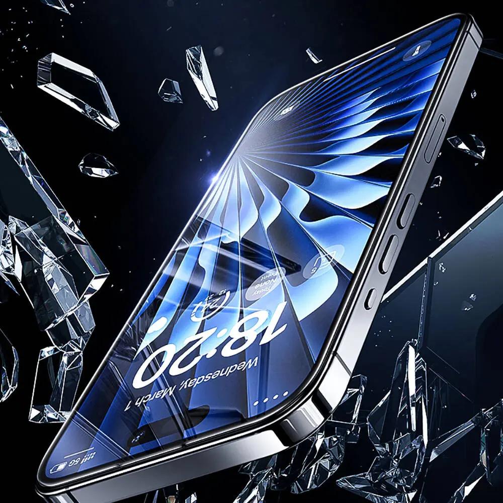 iPhone 15 Pro Max Temperli Cam Ekran Koruyucu - Benks Glass Warrior HD