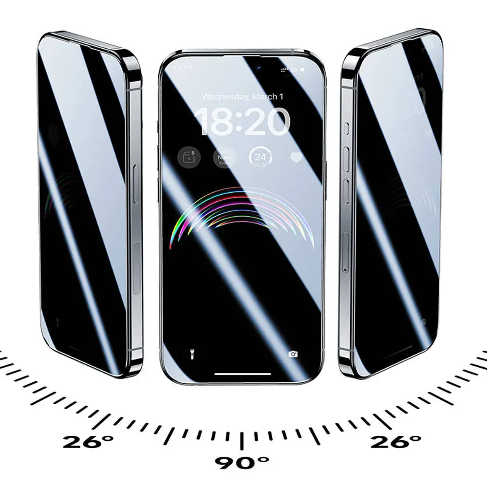 iPhone 15 Pro Max Gizlilik Ekran Koruyucu, Uygulama Aparatlı - Benks V Pro Ultra Shield Privacy