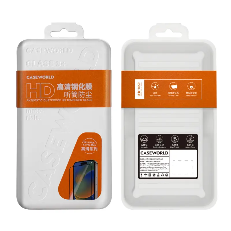 iPhone 15 Pro Max 0.33mm Temperli Cam Ekran Koruyucu - CaseWorld HD