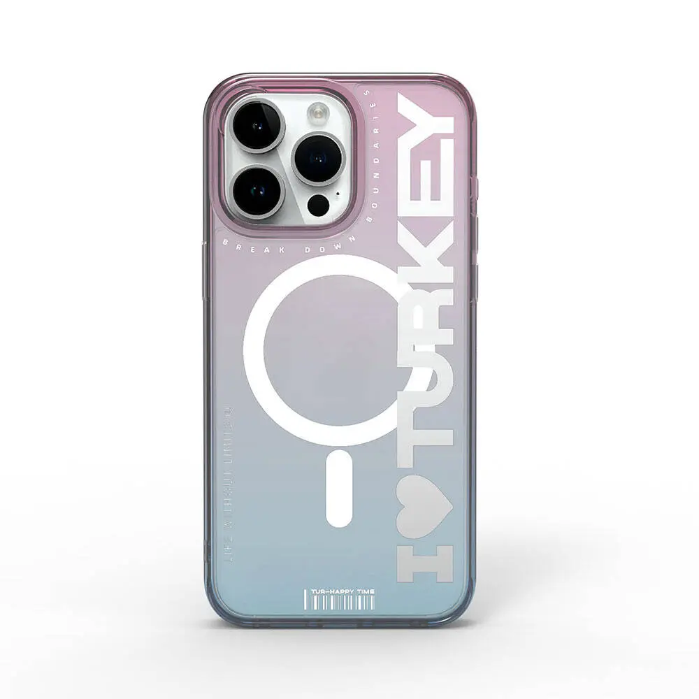 iPhone 15 Pro Max MagSafe Uyumlu Şeffaf Kılıf - Wiwu C Serisi