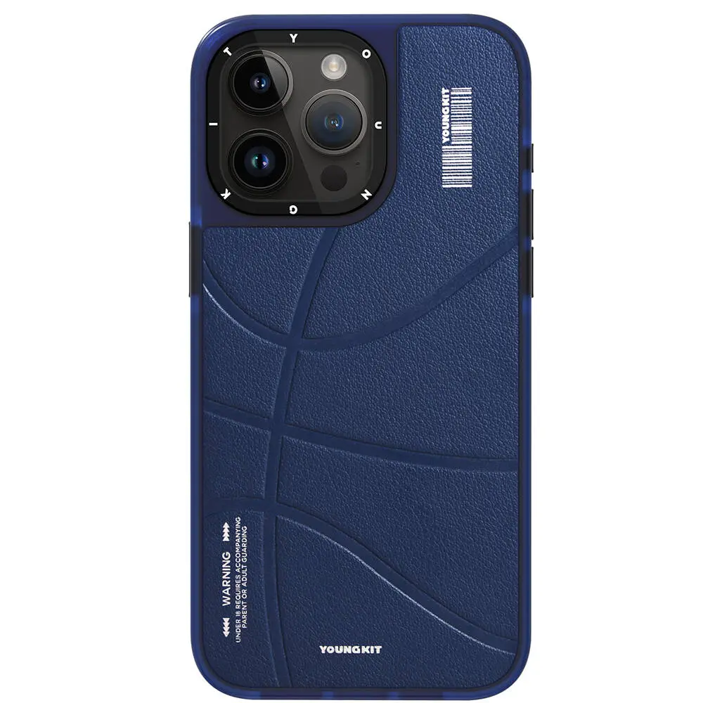 iPhone 15 Pro Max MagSafe Uyumlu Deri Kılıf - Youngkit Backboard