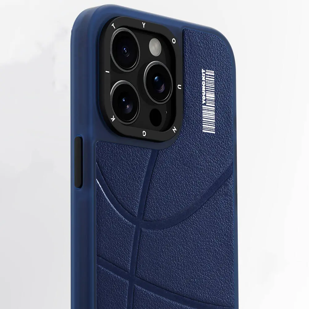 iPhone 15 Pro Max MagSafe Uyumlu Deri Kılıf - Youngkit Backboard