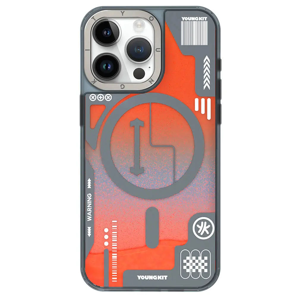 iPhone 15 Pro Max MagSafe Uyumlu Kılıf - YoungKit Galaxy Serisi