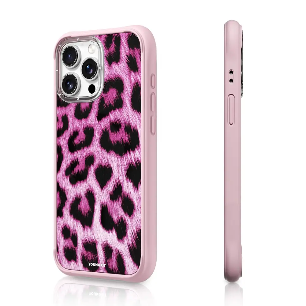 iPhone 15 Pro Max MagSafe Uyumlu Kılıf - Youngkit Leopard