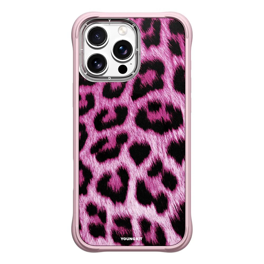 iPhone 15 Pro Max MagSafe Uyumlu Kılıf - Youngkit Leopard