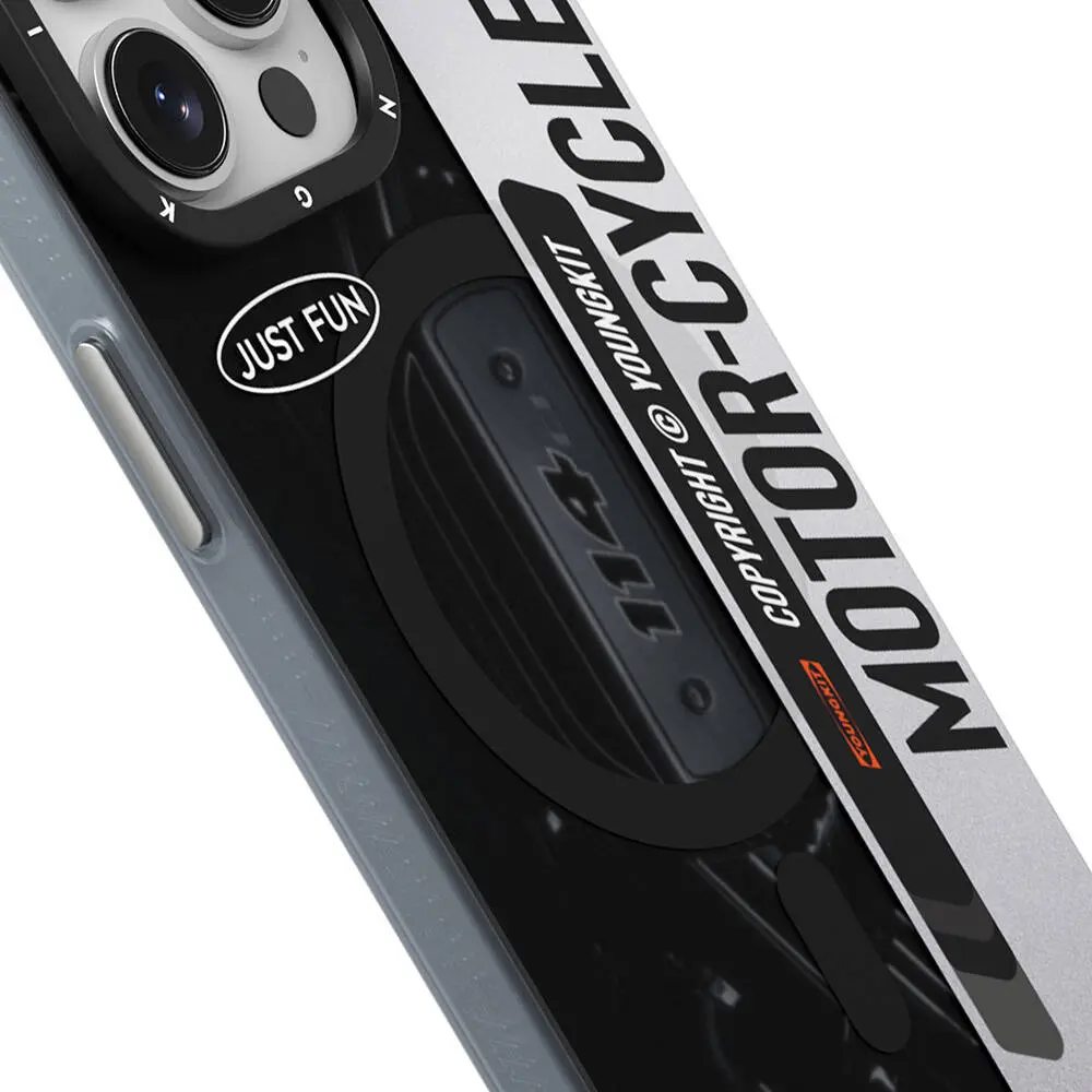 iPhone 15 Pro Max MagSafe Uyumlu Kılıf - Youngkit Motorcycle Legend