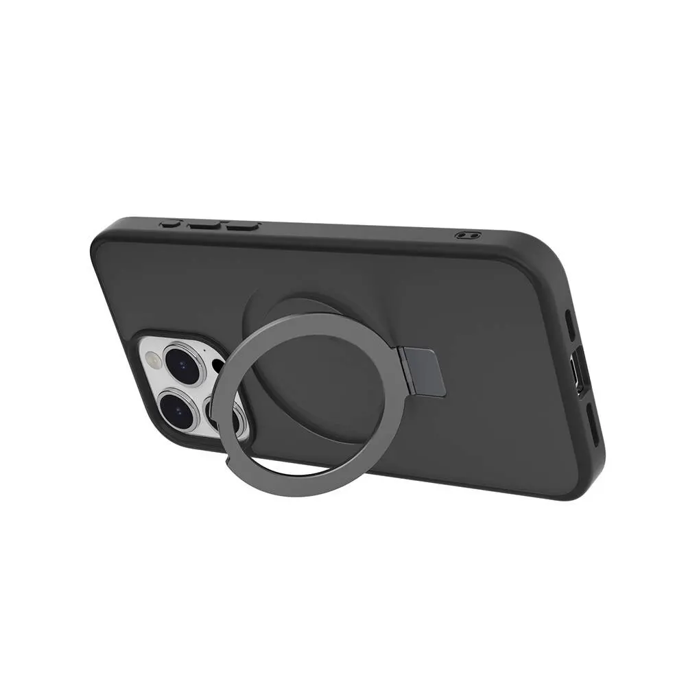 iPhone 15 Pro Max MagSafe Uyumlu Yüzük Standlı Kılıf - Switcheasy Magstand-M