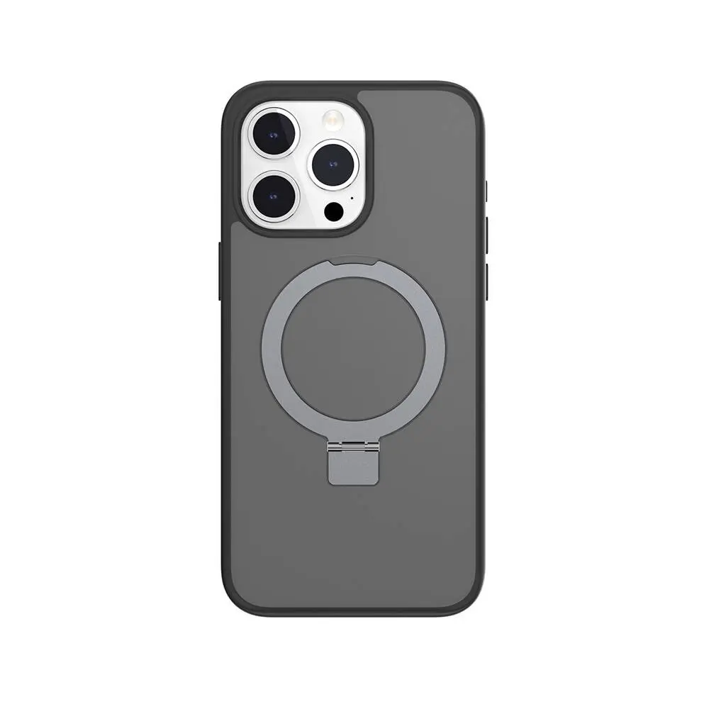 iPhone 15 Pro Max MagSafe Uyumlu Yüzük Standlı Kılıf - Switcheasy Magstand-M