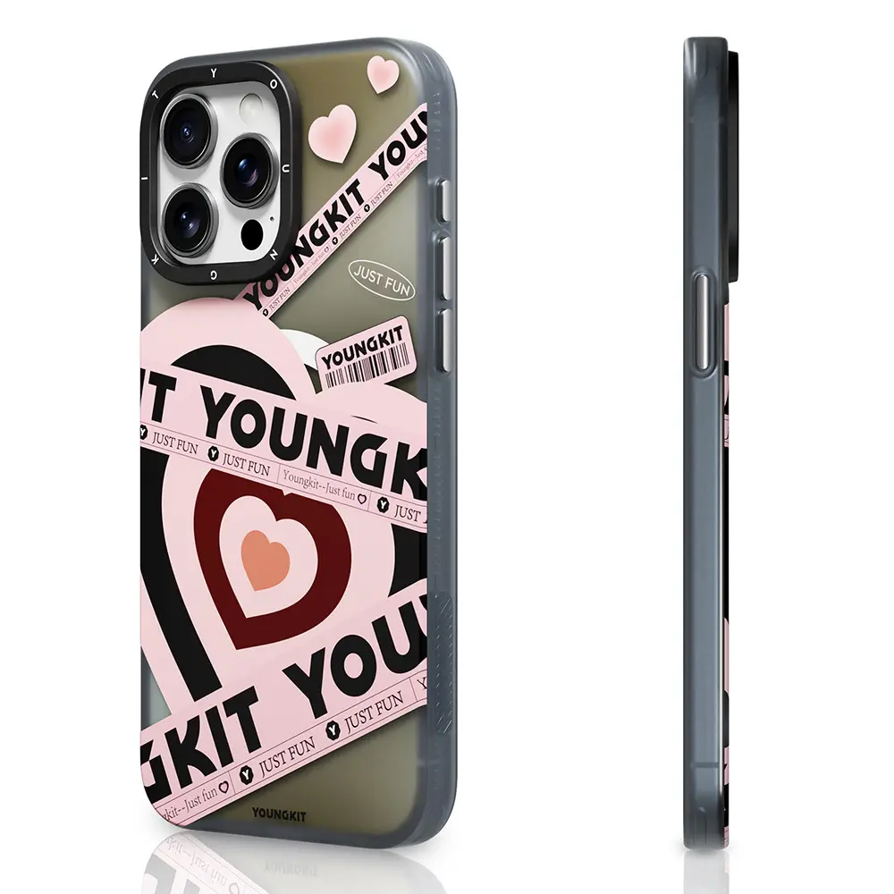 iPhone 15 Pro Max MagSafe Uyumlu Çift Katmanlı Kılıf - Youngkit Flipped