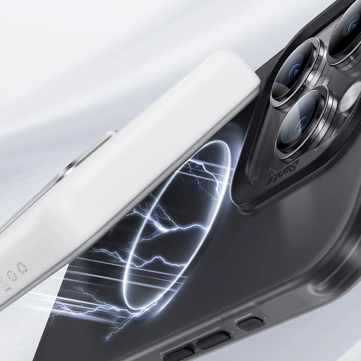 iPhone 15 Pro Max MagSafe Uyumlu Şeffaf Kılıf - Benks Lucid Armor
