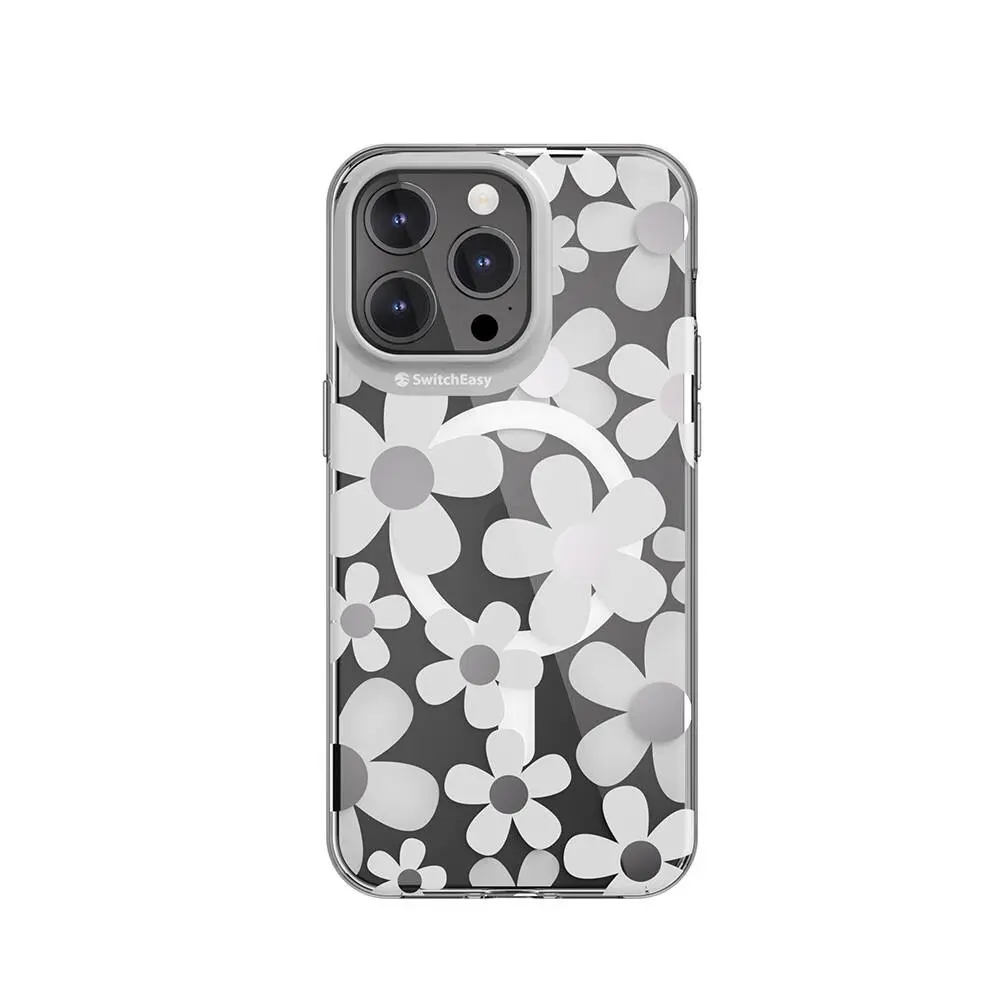 iPhone 15 Pro Max MagSafe Uyumlu Çift IMD Baskılı Kılıf - Switcheasy Artist-M Fleur