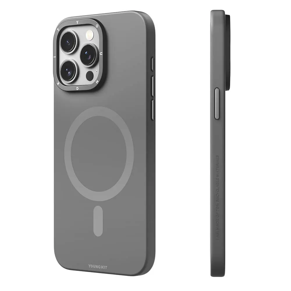 iPhone 15 Pro Max MagSafe Uyumlu Mat Kılıf - Youngkit Velvet