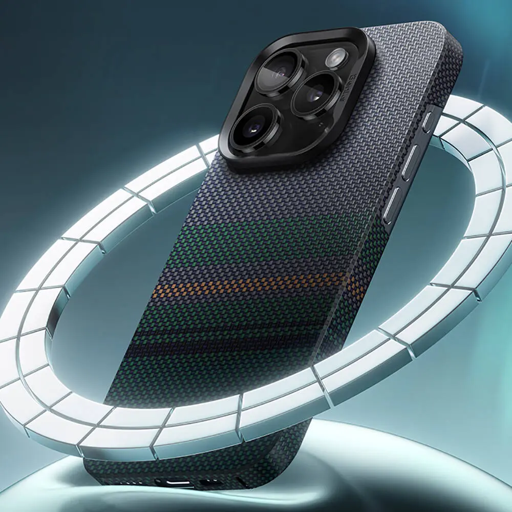 iPhone 15 Pro Max MagSafe Uyumlu Kevlar Kılıf - Benks Aurora ArmorAir