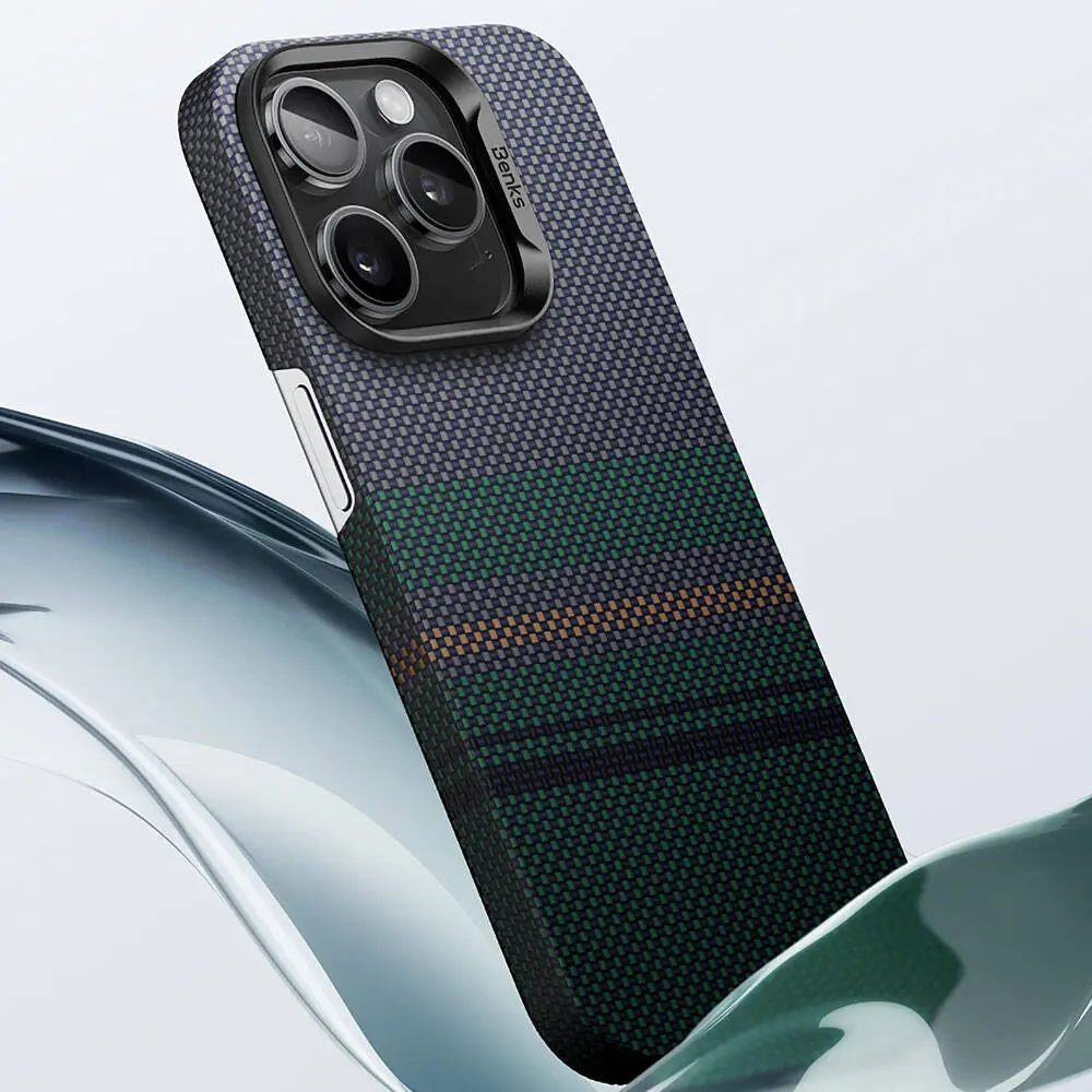iPhone 15 Pro Max MagSafe Uyumlu Kevlar Kılıf - Benks Aurora ArmorAir