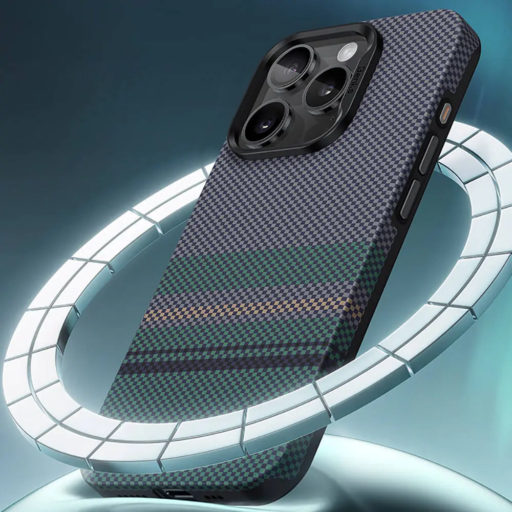 iPhone 15 Pro Max MagSafe Uyumlu Kevlar Kılıf - Benks Aurora ArmorPro