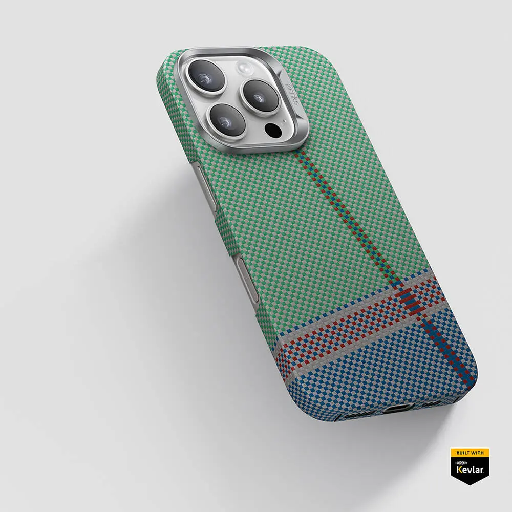 iPhone 15 Pro Max MagSafe Uyumlu Kevlar Kılıf - Benks ArmorAir Passion Green