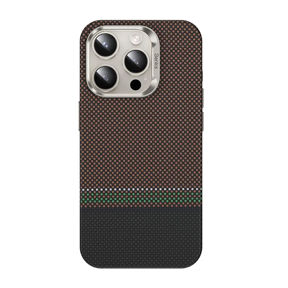 iPhone 15 Pro Max MagSafe Uyumlu Kevlar Kılıf - Benks Prestige ArmorAir